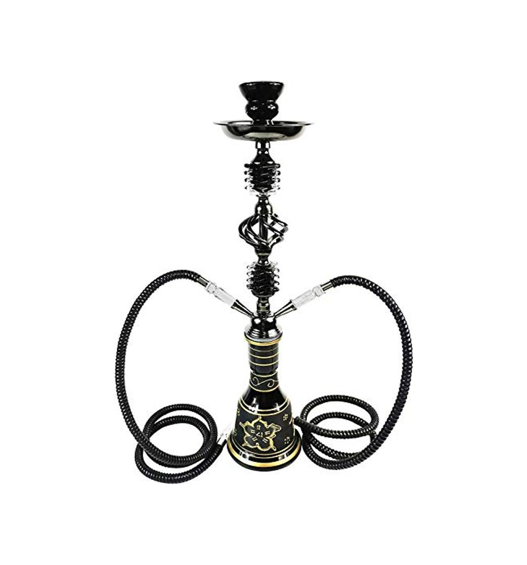 Elemento de la categoría hogar Pre&Mium Cachimba Pipa de Agua Shisha Hookah 55 cm 2 Manguera Cachimba