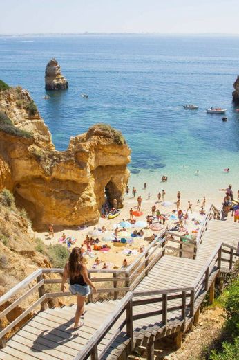 Praia do Camilo,em Portugal 