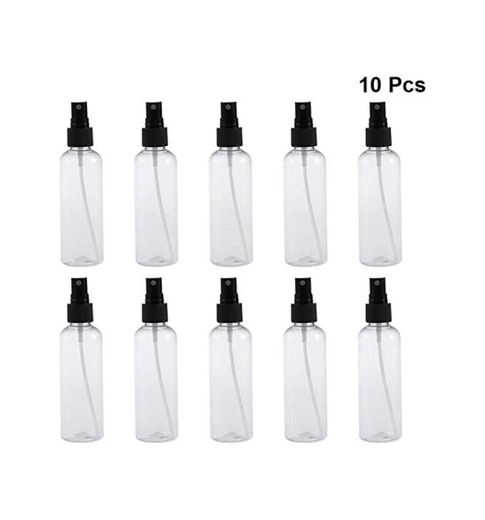 10pcs 100ml Botellas transparentes del aerosol recargable vacío de la botella de artículos de tocador líquido envases del recorrido del atomizador de contenedores for el maquillaje cosmético del cabel