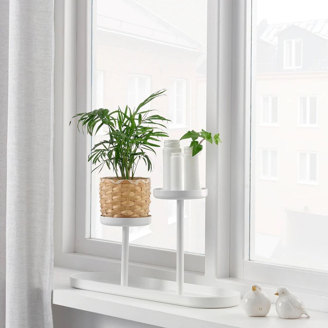 Moda CHILISTRÅN Soporte p/plantas, blanco, 24 cm - IKEA