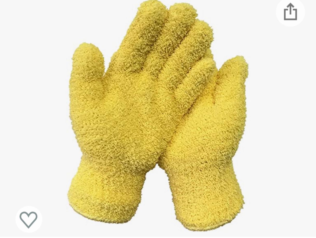 Productos Guantes microfibra para limpiar plantas