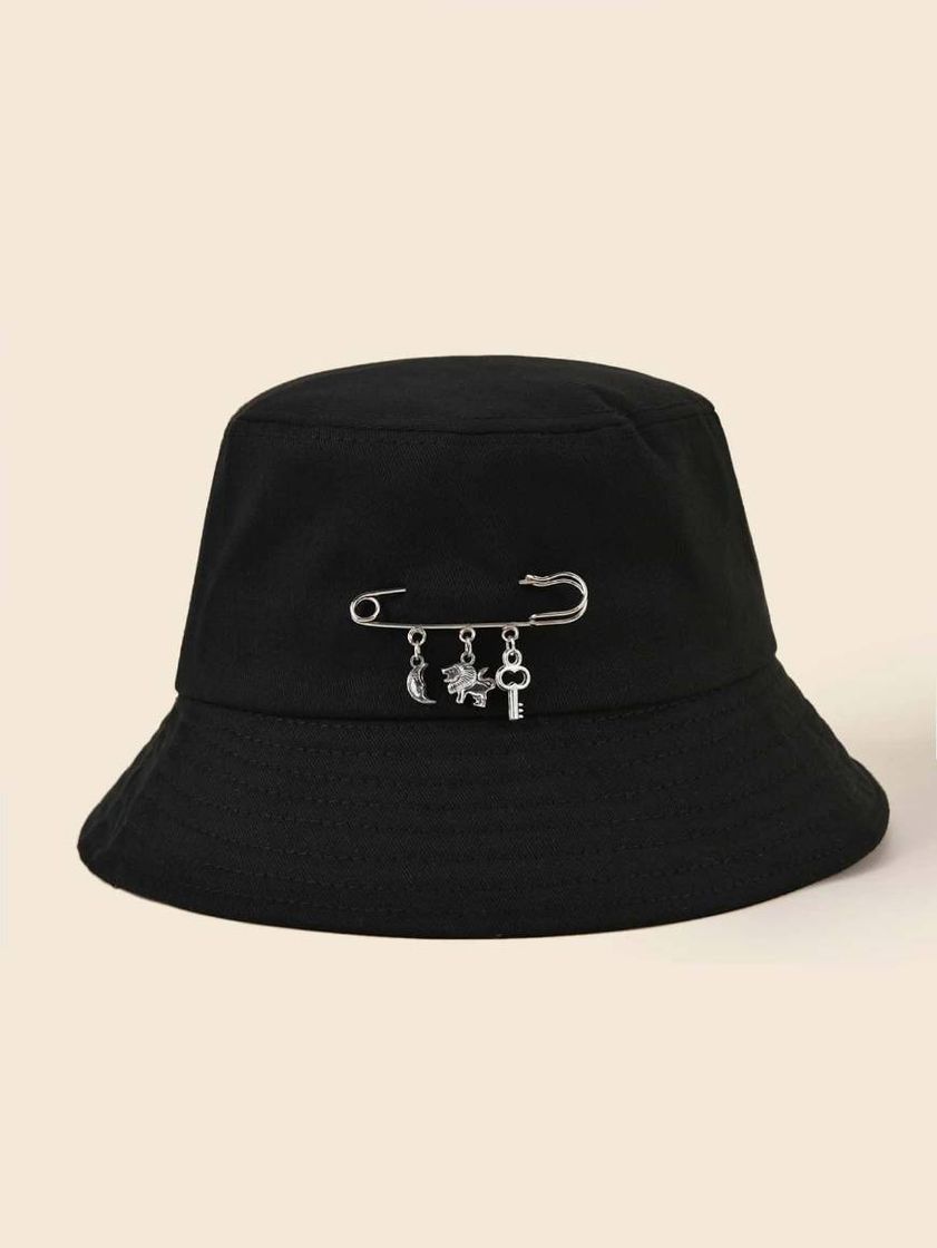 Fashion Moon Charm Bucket Hat
