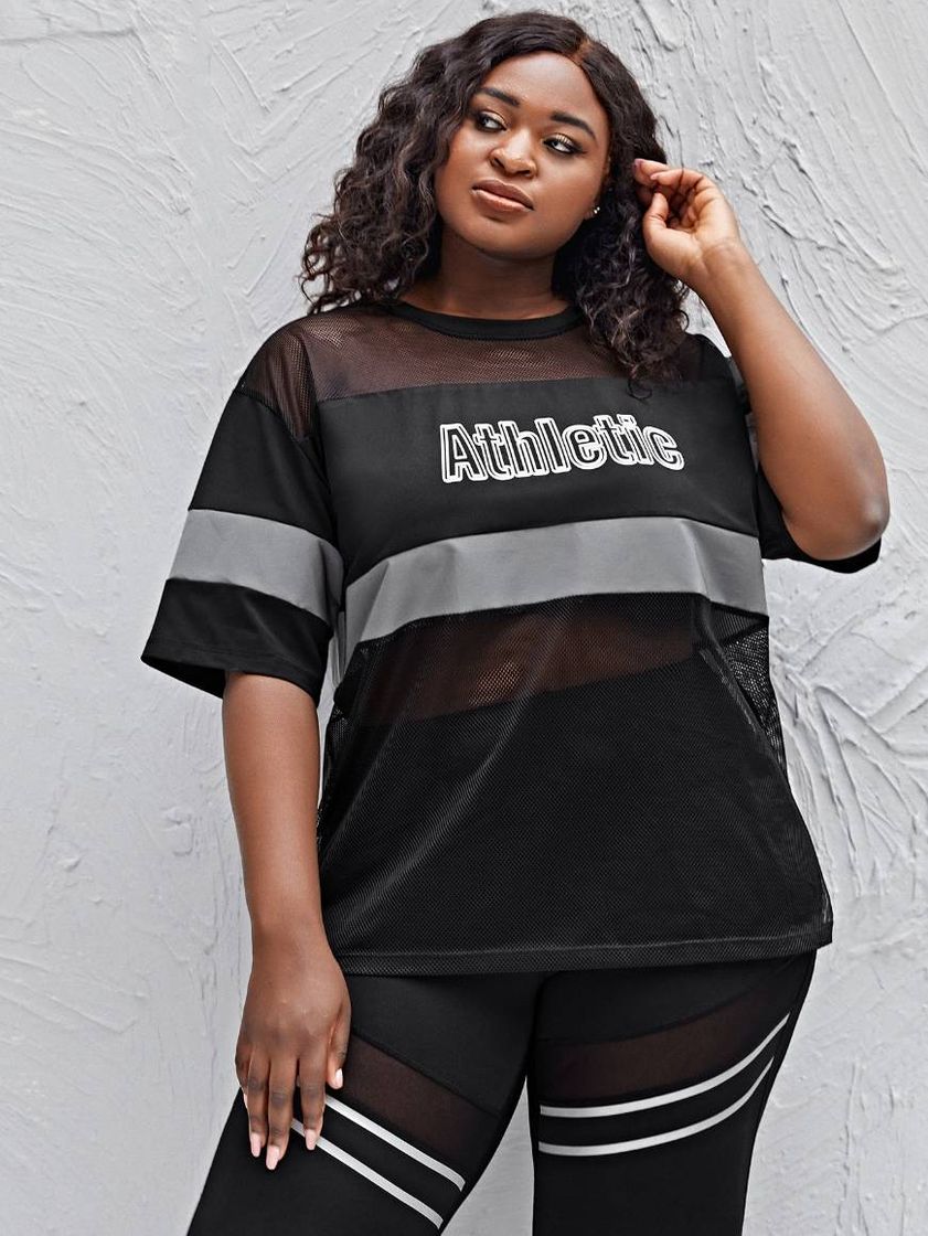 Fashion Tops Desportivos Plus Size
