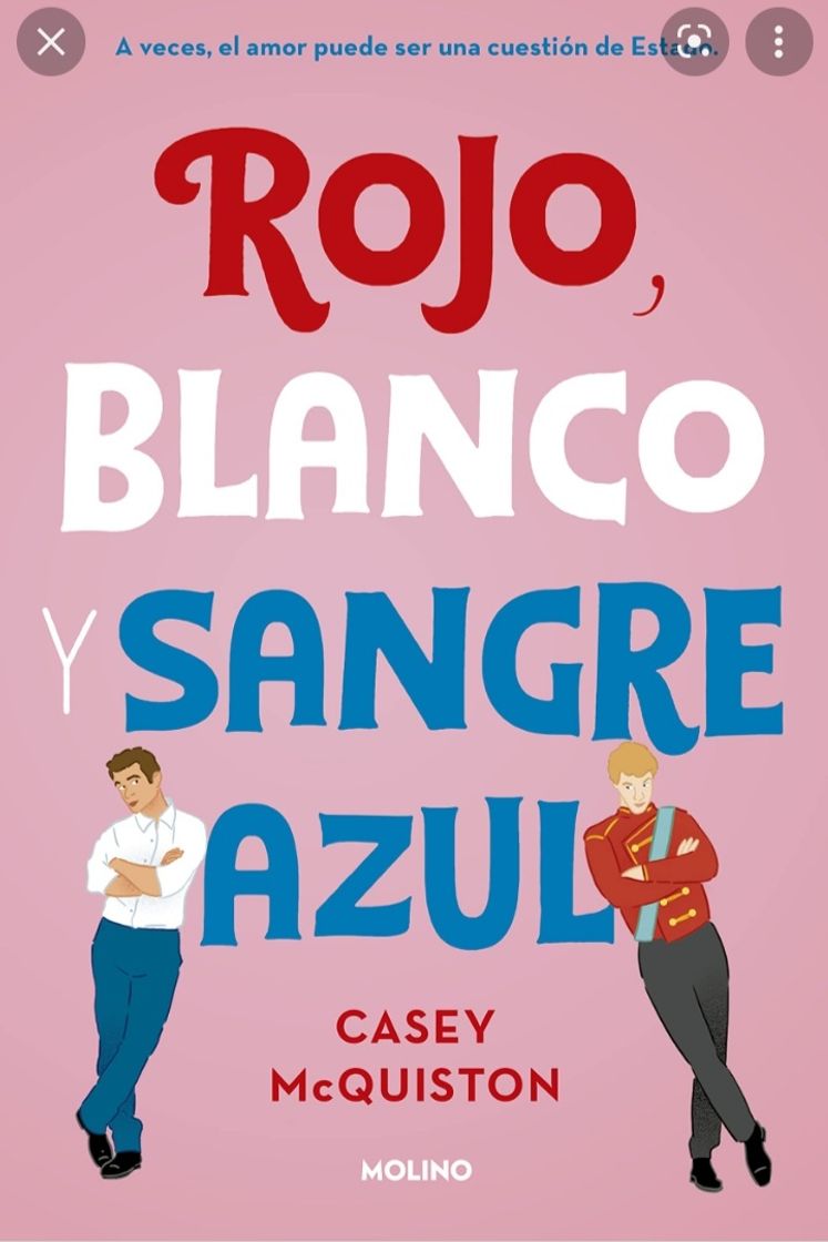 Book Rojo, Blanco y Sangre Azul