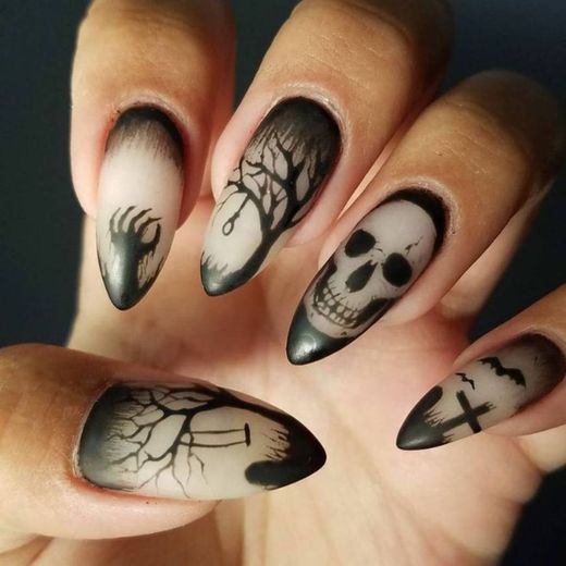 200+ ideias de Unhas goticas - Pinterest