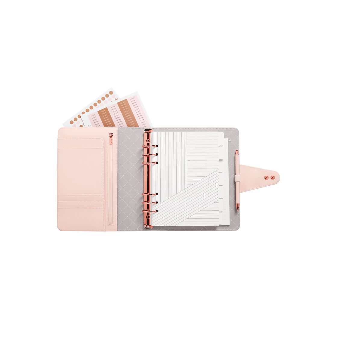 Product A5 Leather Personal Planner Blush: Signature Edition