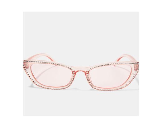 Óculos diamantes rosa 💕✨