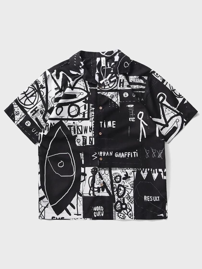 Camisa grafites preta e branca 🥀🖤