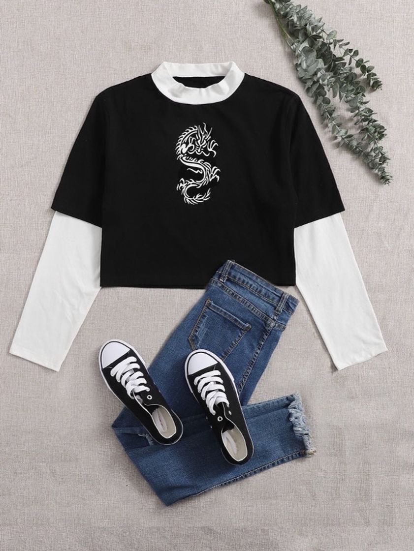 Camiseta 2 em 1 🌻🌈