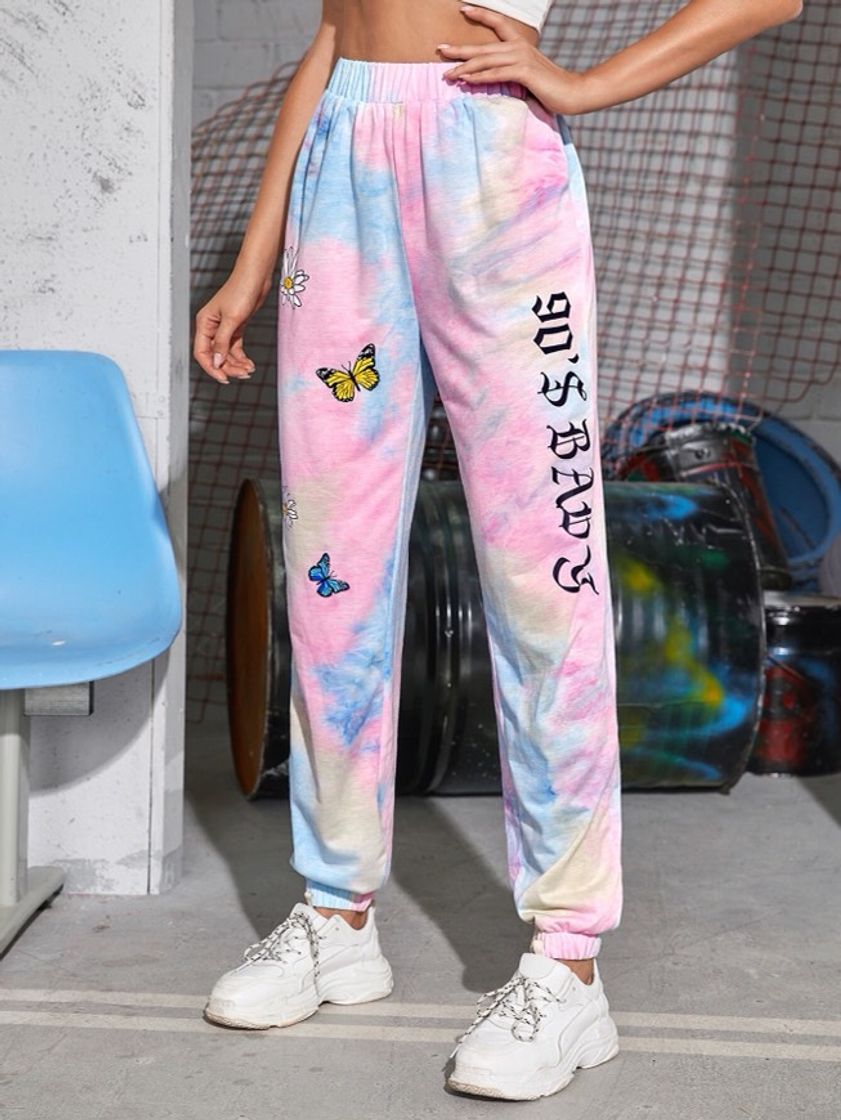 Calça colorida borboletas 🌻🌈