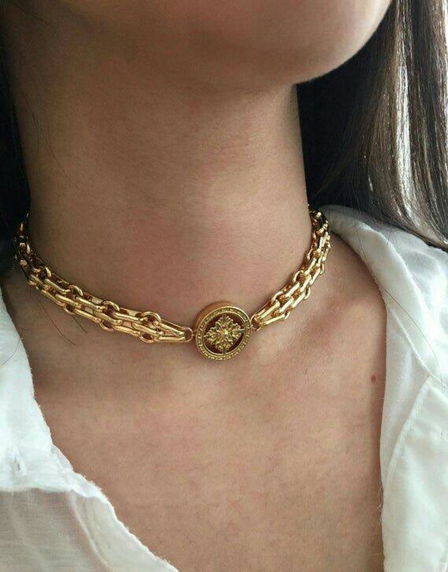 Fashion Gold Choker [Versace]