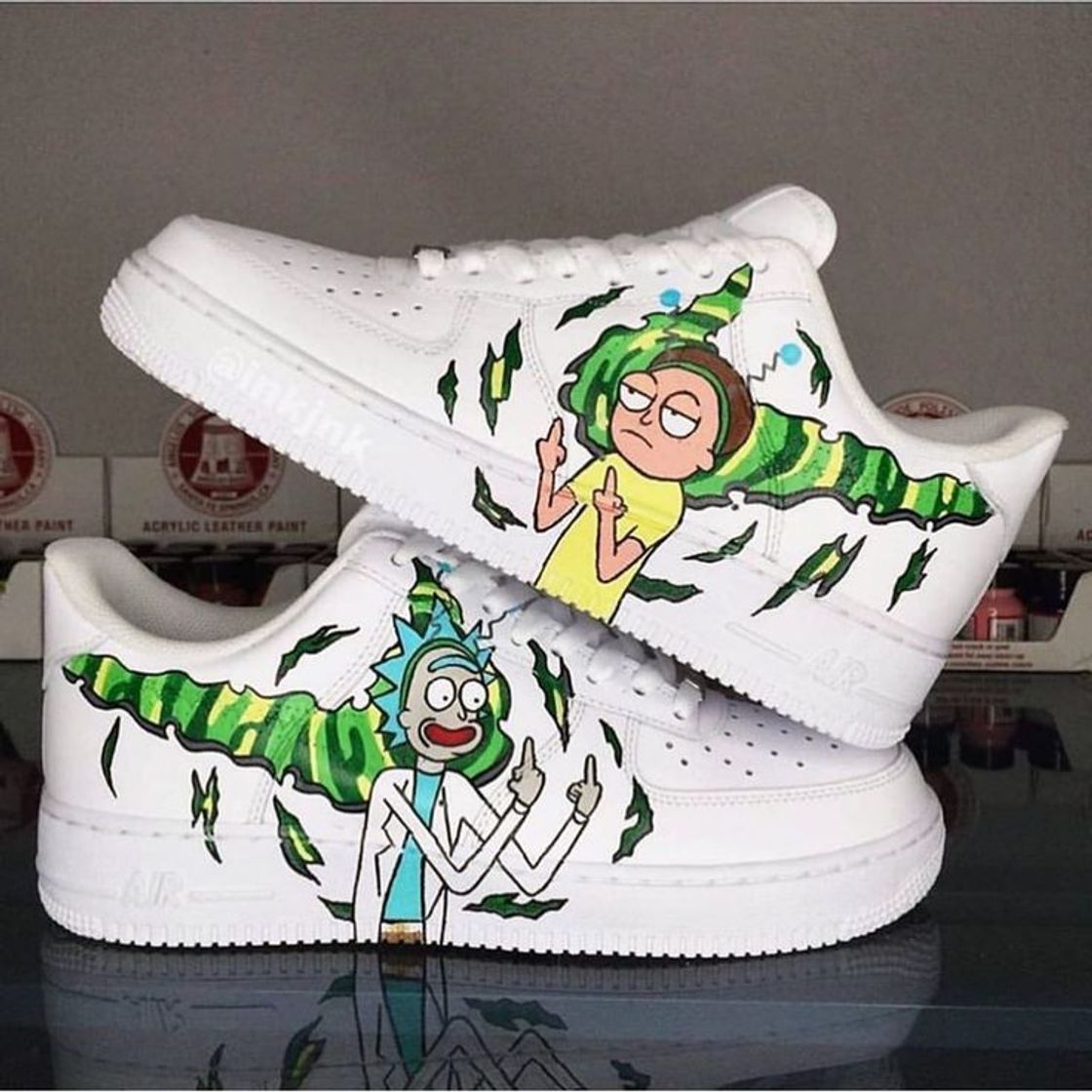 Social Rick & Morty Air Force 1s Rate these! Cop or Drop? Follow ...