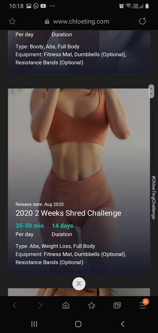 Fashion 2 Weeks Shred Challenge - Free Workout Program - Chloe Ting 