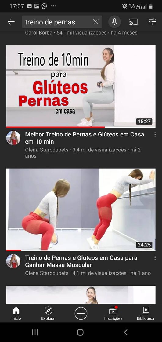 Moda Treino de pernas