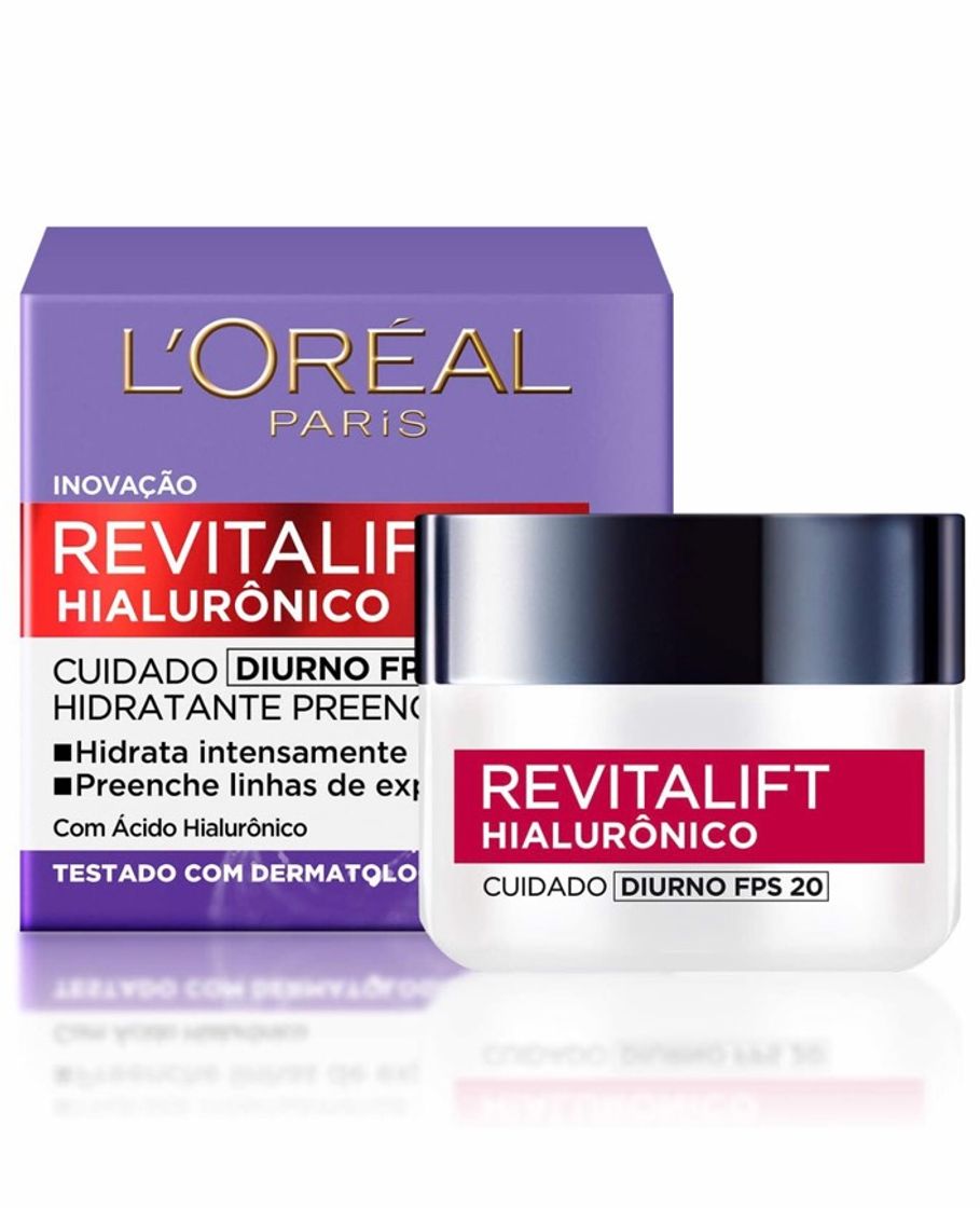 Fashion Creme revitalift hialurônico diurno fps 20 R$53,50 