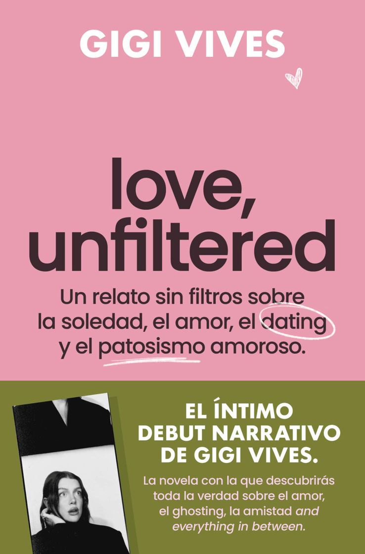 Libros Love unfiltered. Gigi Vives