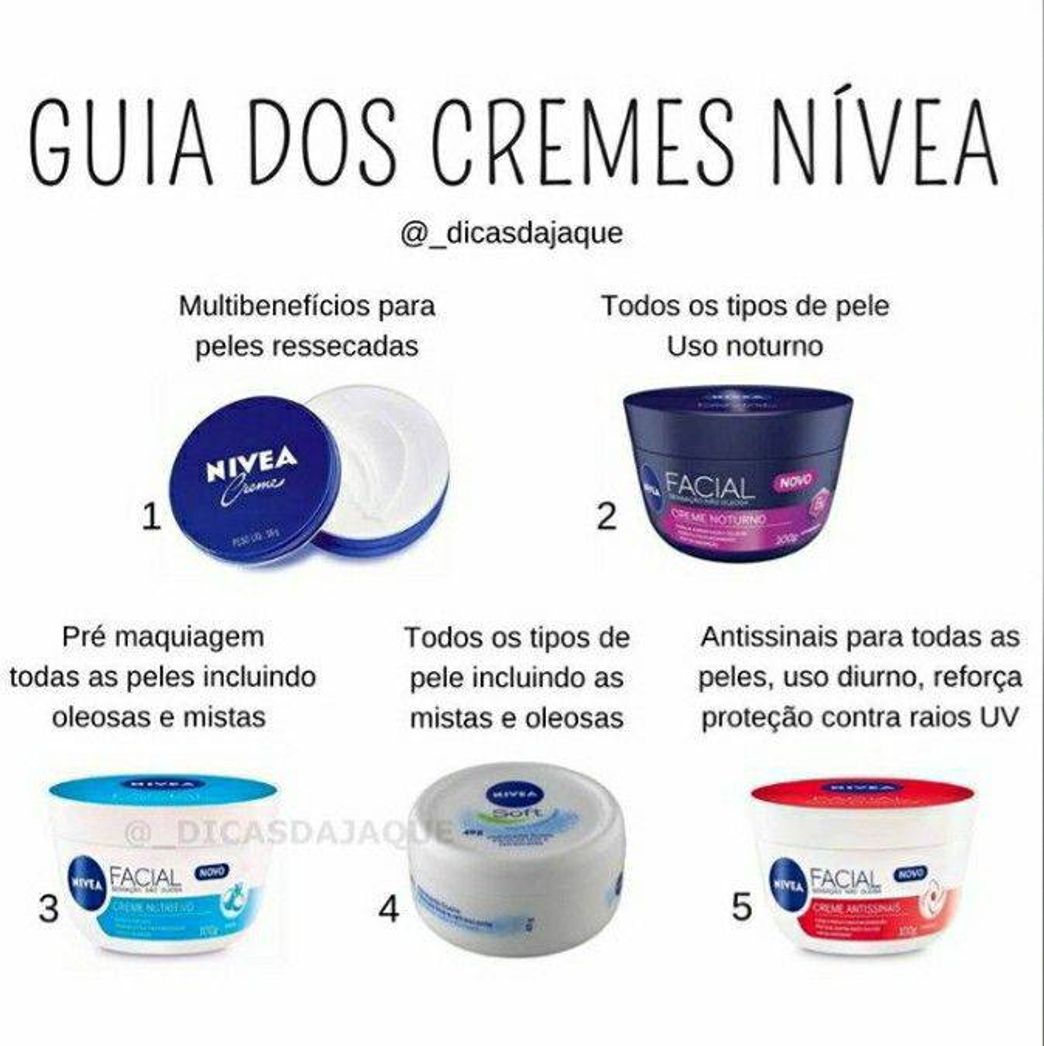 Moda Cremes nívea 