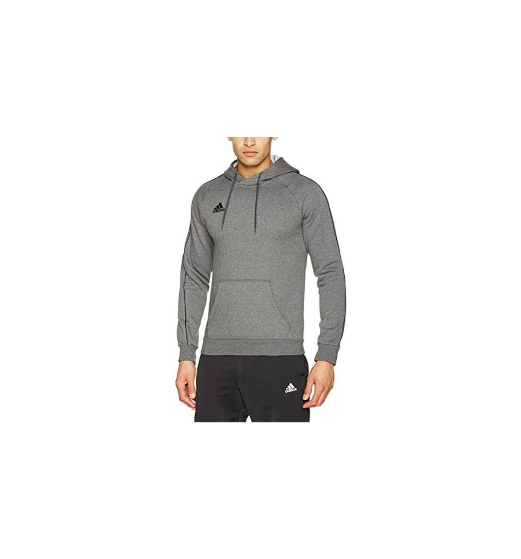 Fitness Adidas Core18 Hoody Sudadera con Capucha, Hombre, Gris