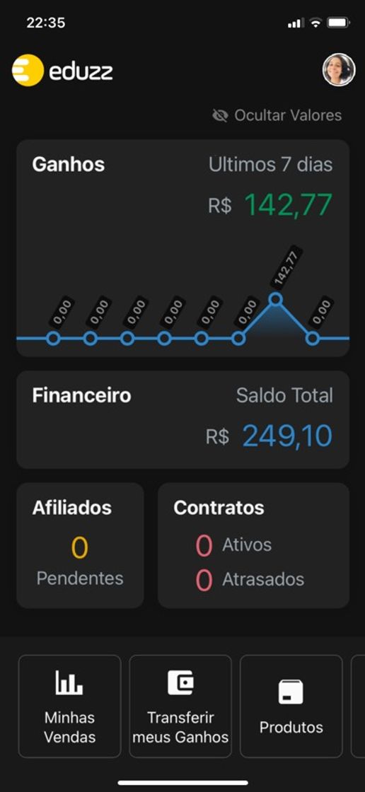 Moda Resultados de alunos 