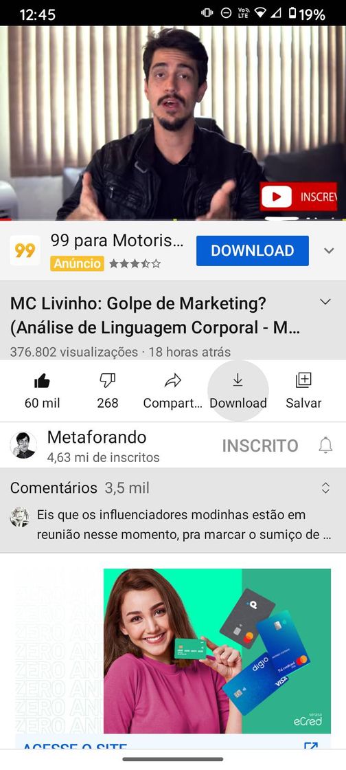 Moda Metaforando analisando MC Livinho 