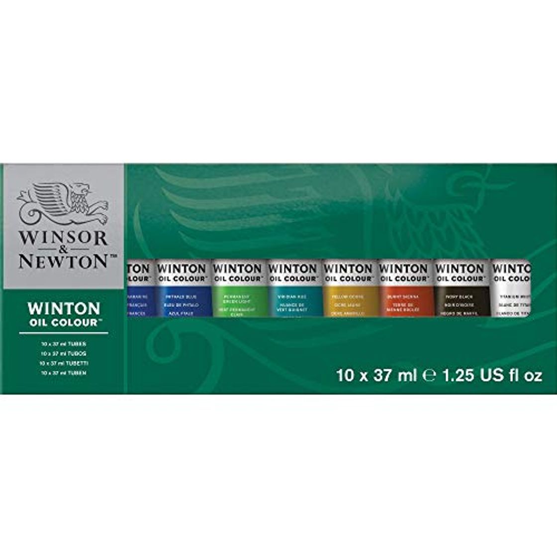 Productos Winsor & Newton- Winton Set de 10 Tubos de 37 ml de