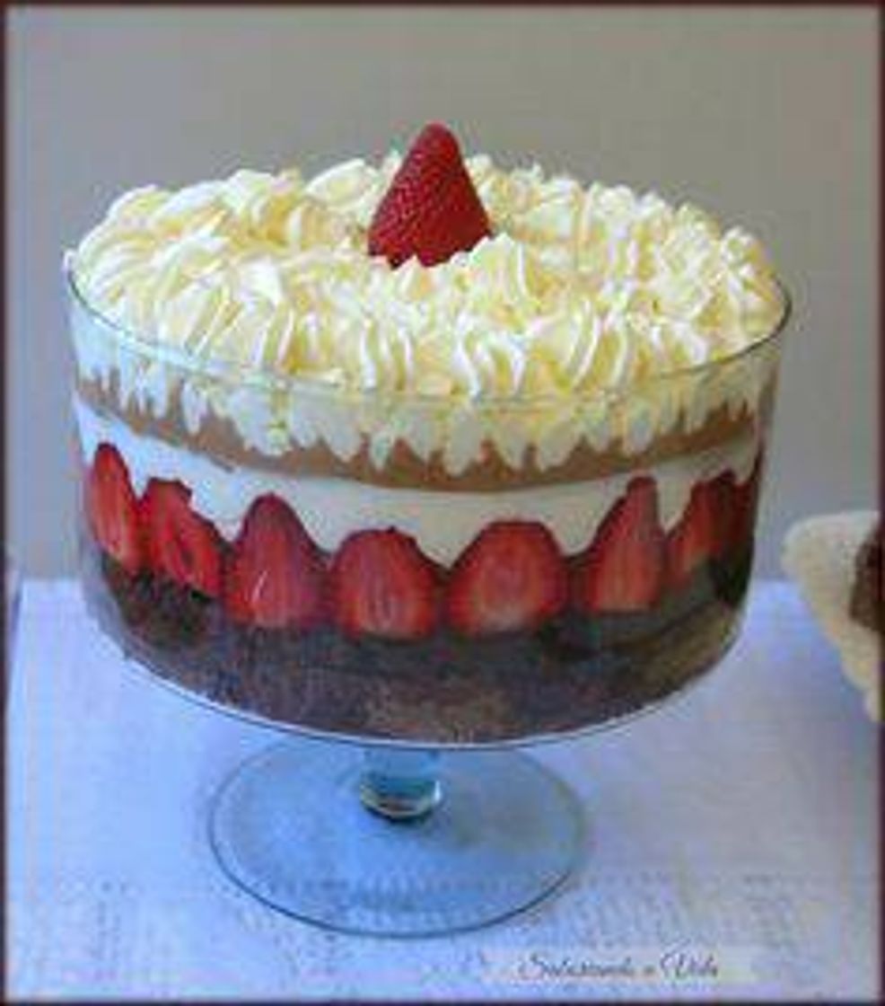 Fashion Trifle de morango