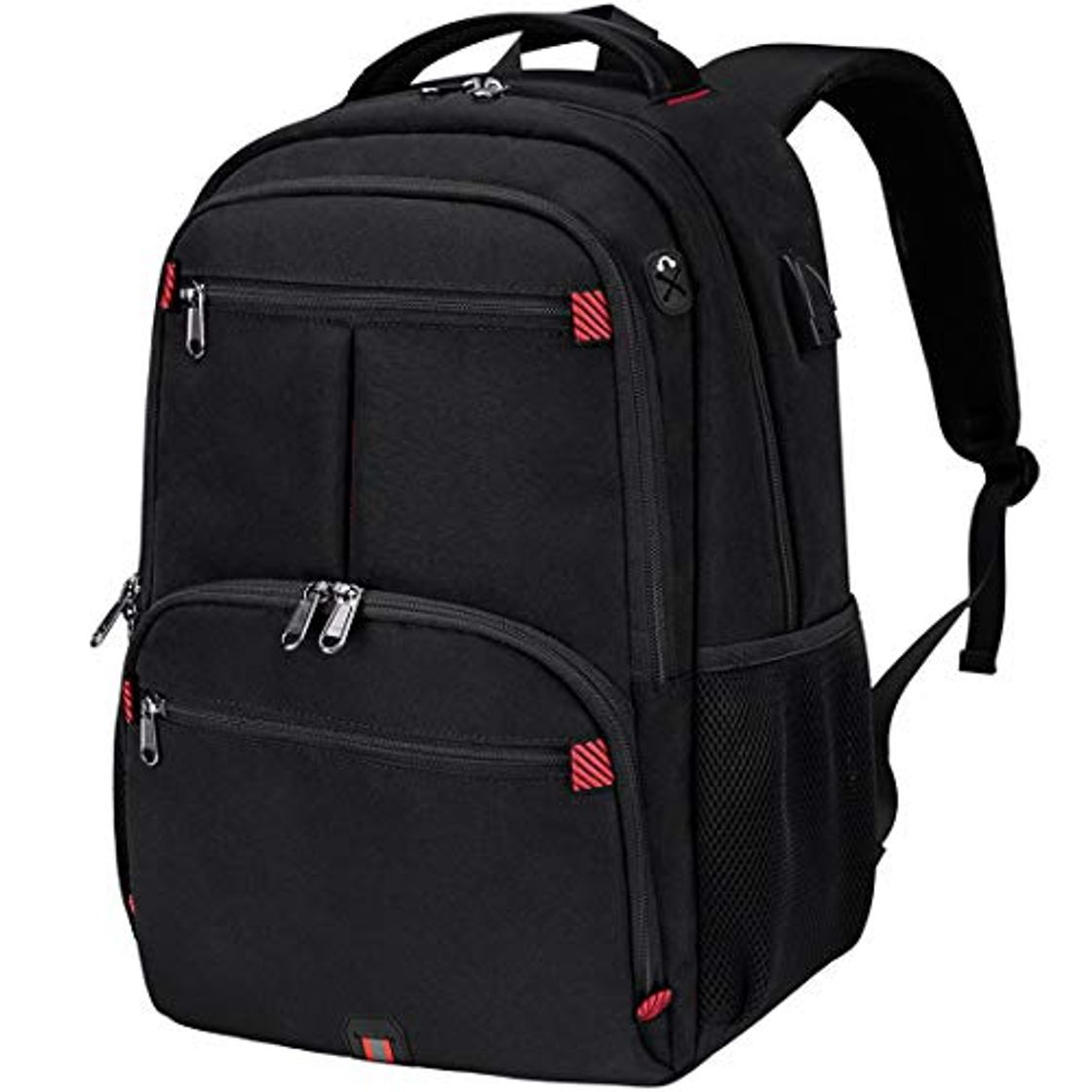 Fashion Mochila Portátil Hombre 15.6 Pulgadas con Puerto de USB Mochila de Viaje