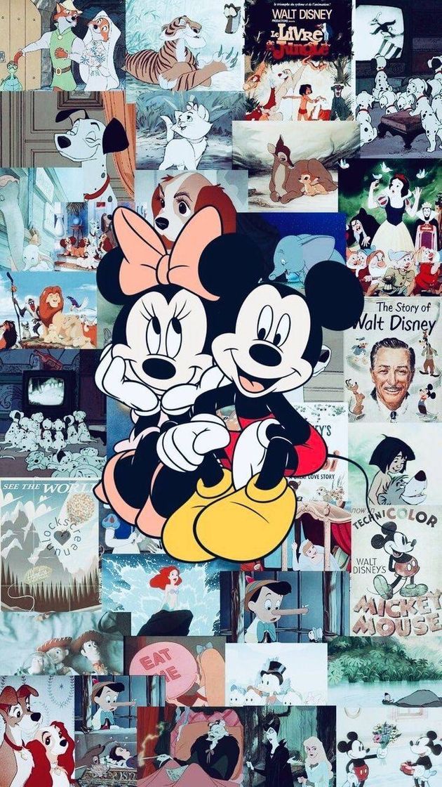 Moda Plano de fundo Mickey & Minnie Mouse