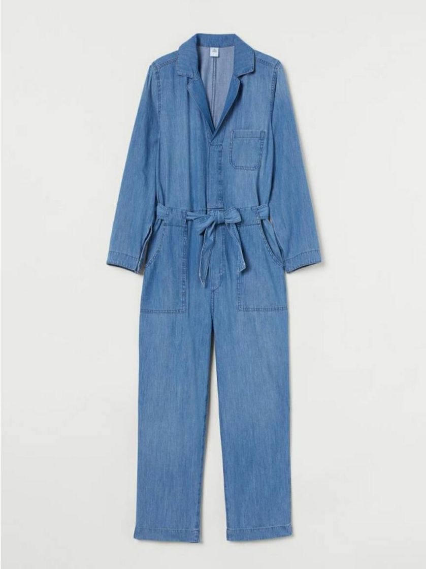 Moda Mono boiler en denim - Azul denim - MUJER