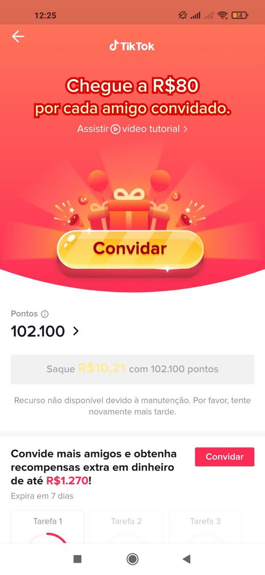 Fashion Ganhe R$5 agora!!! Baixando o TikTok