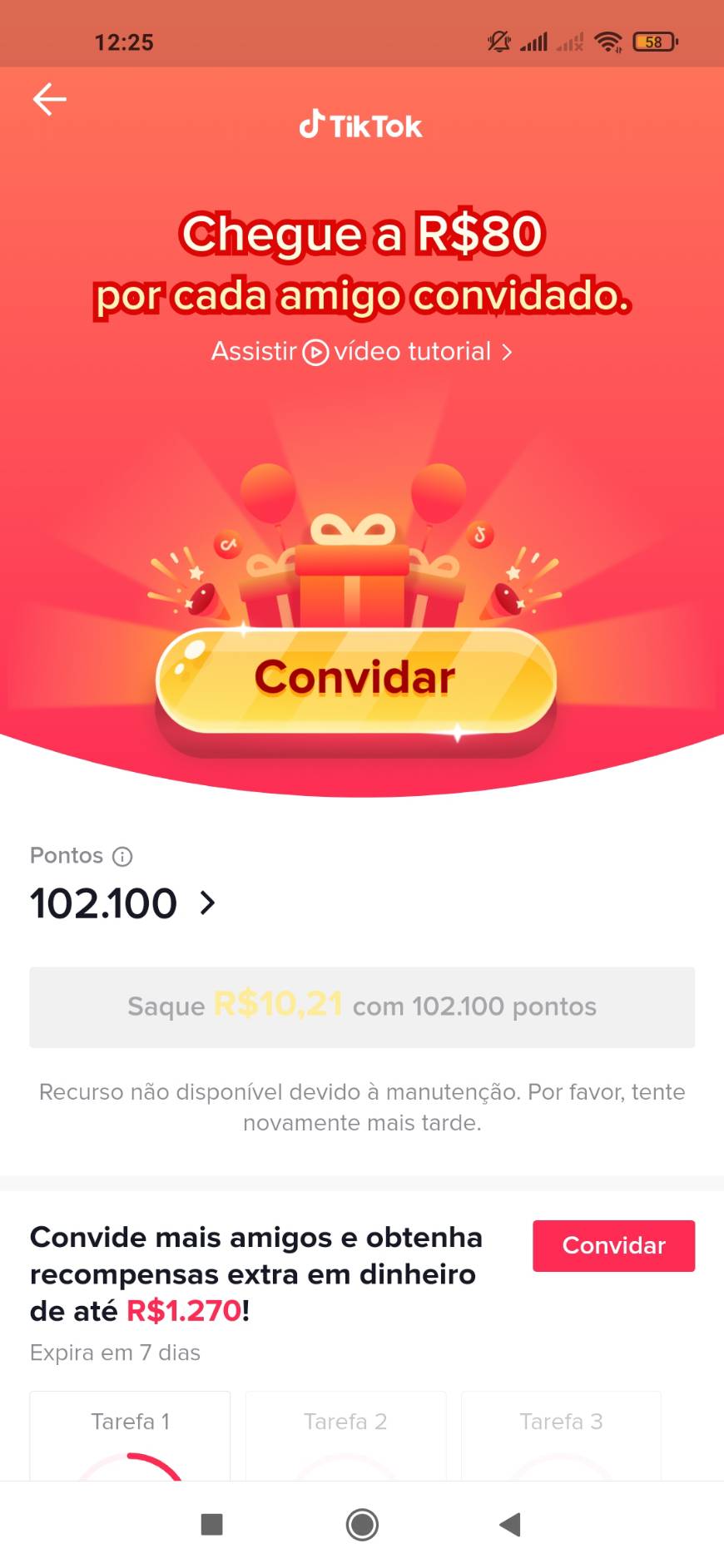 Moda Ganhe R$5 agora!!! Baixando o TikTok