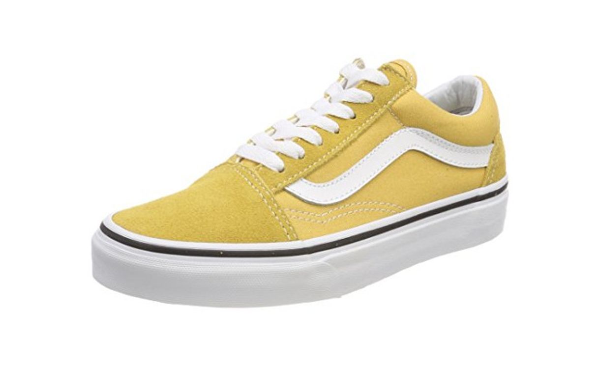 Fashion Vans Old Skool, Zapatillas de Entrenamiento Unisex Adulto, Amarillo