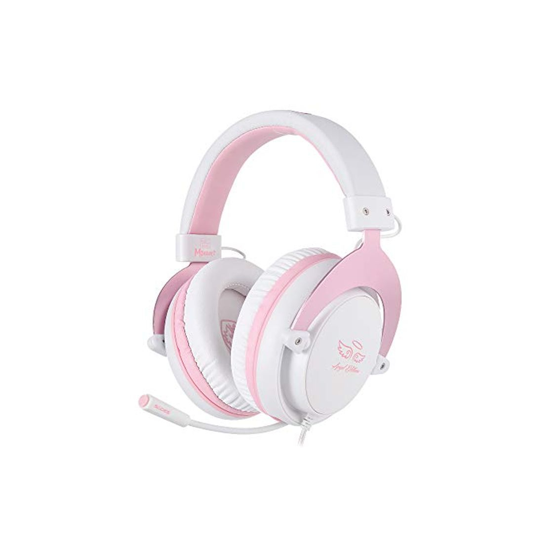 Producto SADES [Angel Edition] MPOWER - Auriculares de diadema para videojuegos con micrófono