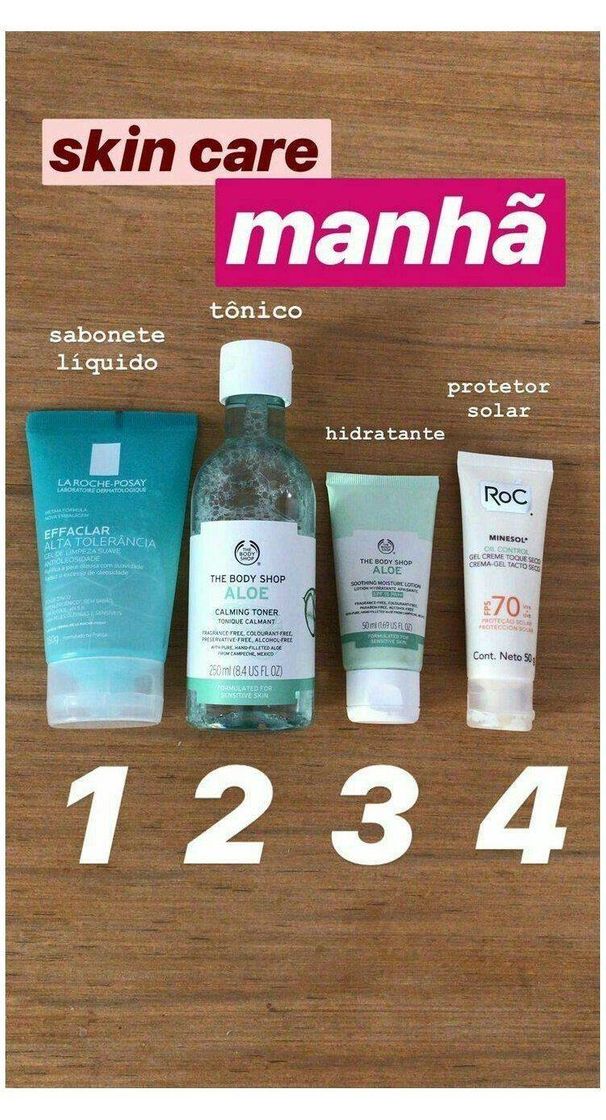 Productos skincare