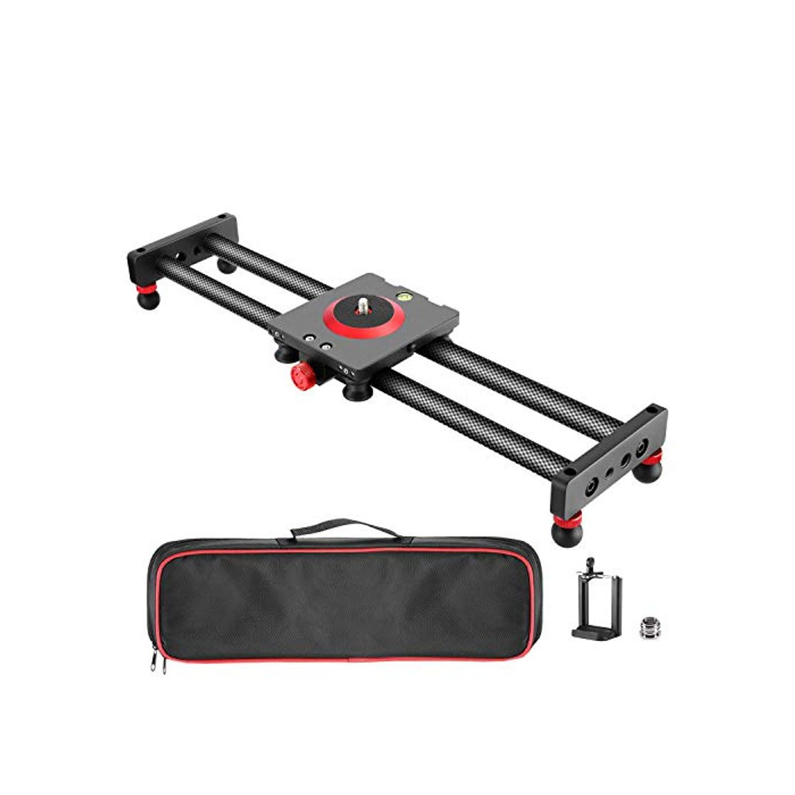 Products Neewer Mini Control Deslizante Carril Pista Dolly Fibra Carbon 40cm Estabilizador Video