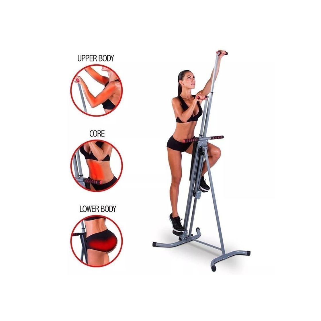 Producto Escalador vertical elíptico ejercitador 8 en 1 plegable Gym