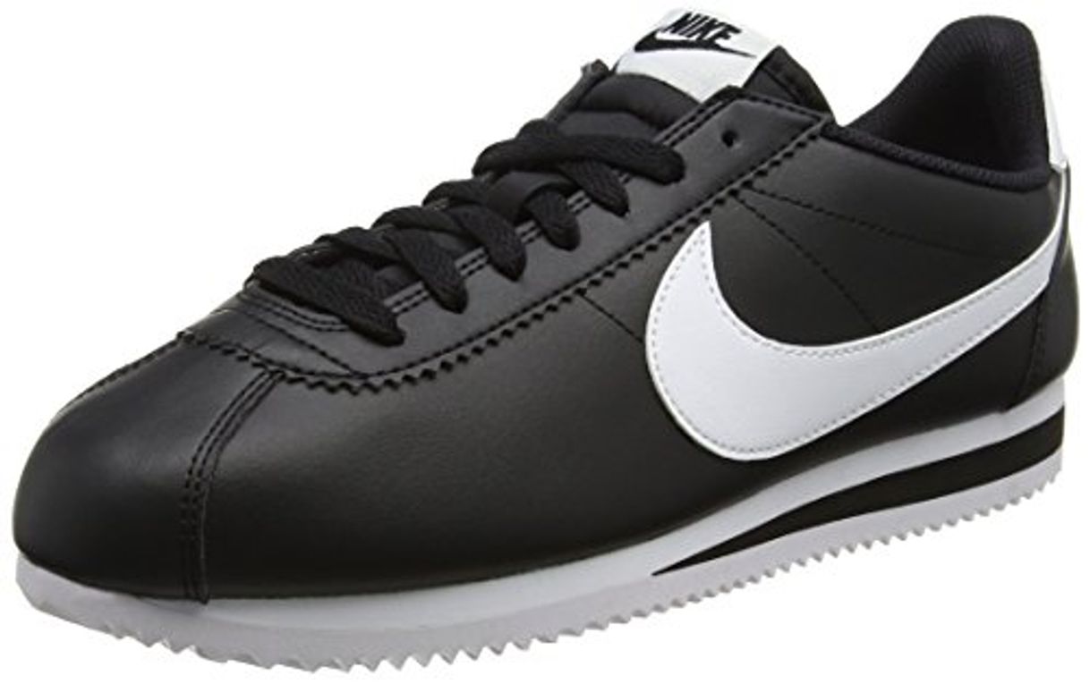 Moda Nike Classic Cortez Leather, Zapatillas para Mujer, Negro