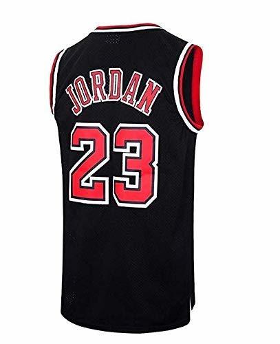 Social A-lee Men 's Jersey toros Vintage campeón de la NBA, Michael Jordan