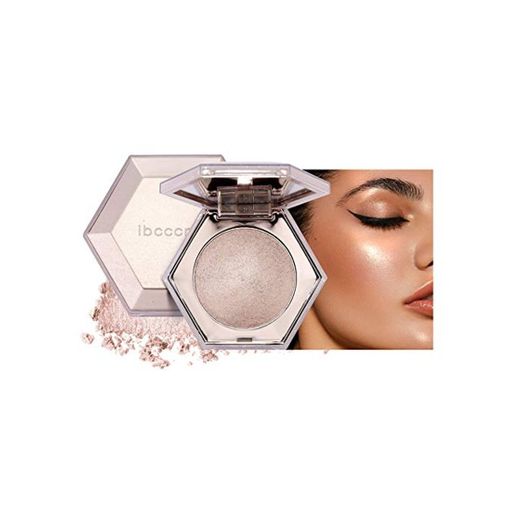 Mimore Polvo iluminador Diamante Highlight Paleta de resaltado Resplandor de maquillaje facial