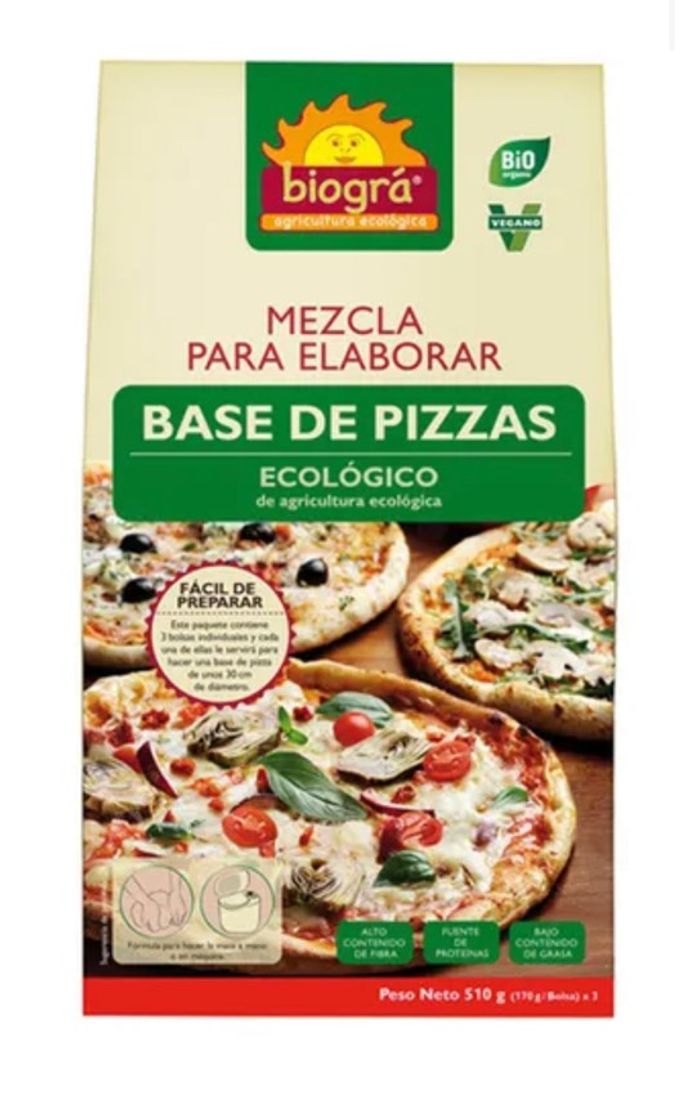 Product Mezcla para Elaborar Base de Pizzas Bio 510g