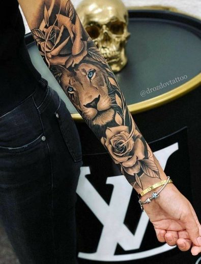 Tatuagem de leão