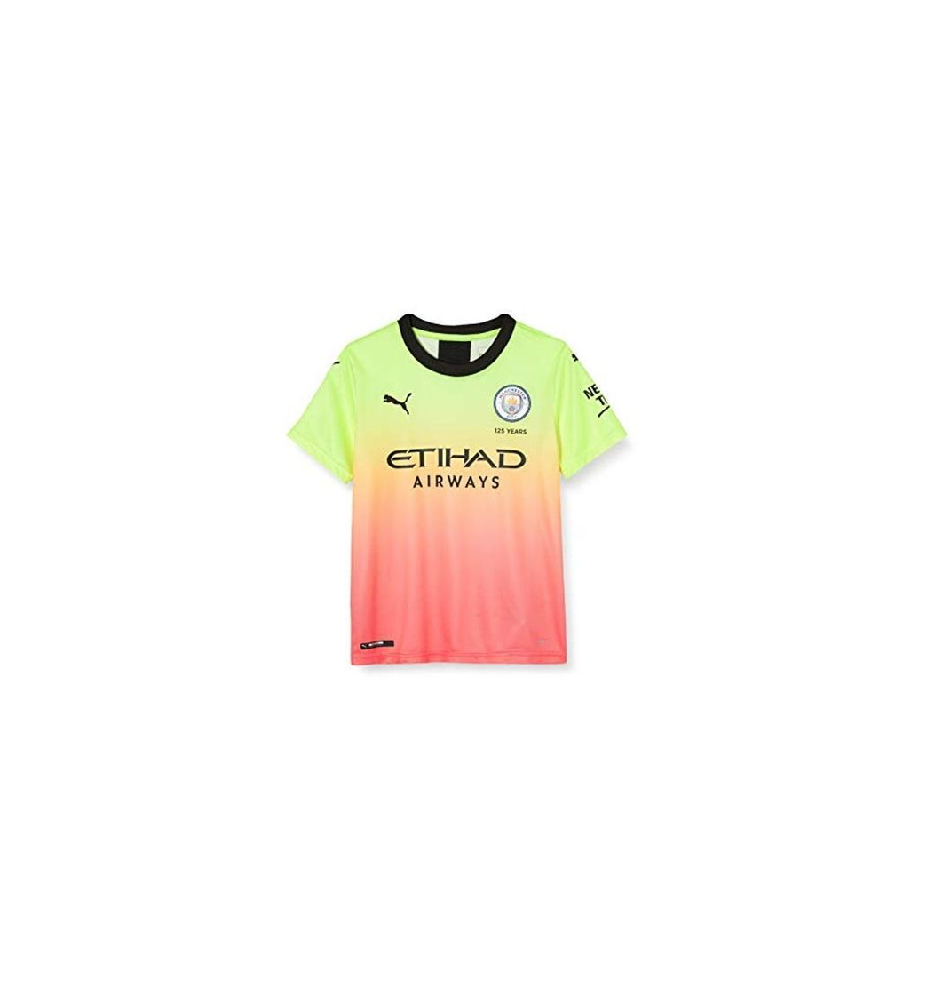 Moda PUMA Manchester City FC Kids Replica Dodge Jersey, Unisex niños, Amarillo