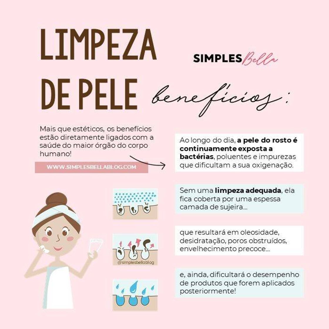 Fashion Dicas de limpeza de pele