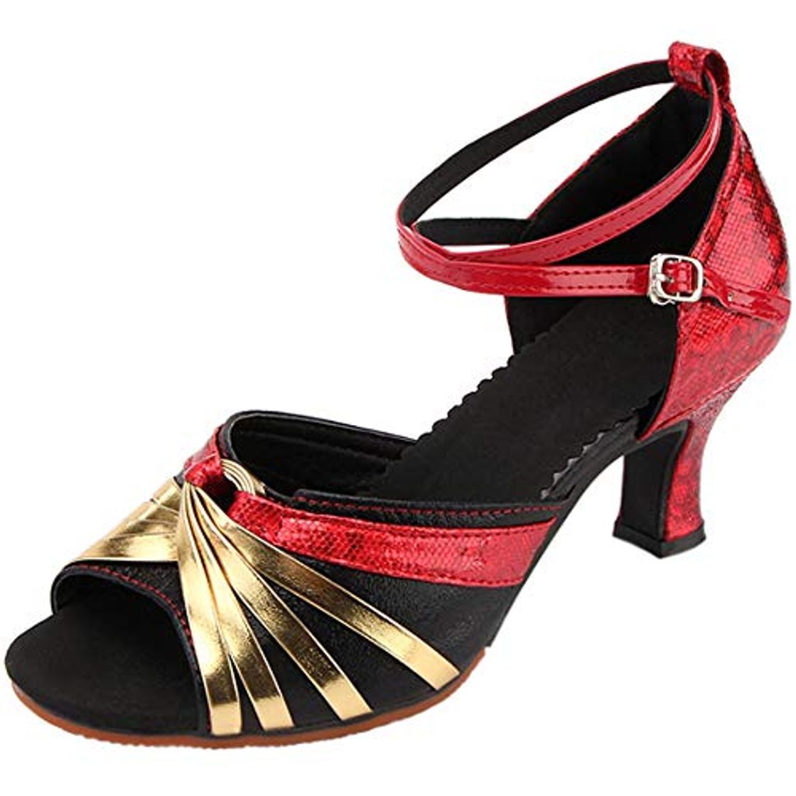 Moda AXDNH Zapatos de Baile Latino para Mujer