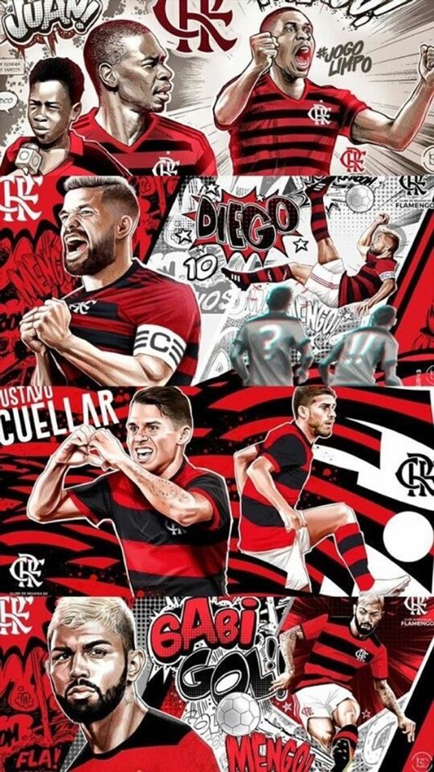 Fashion Wallpapers do Flamengo❤️🖤