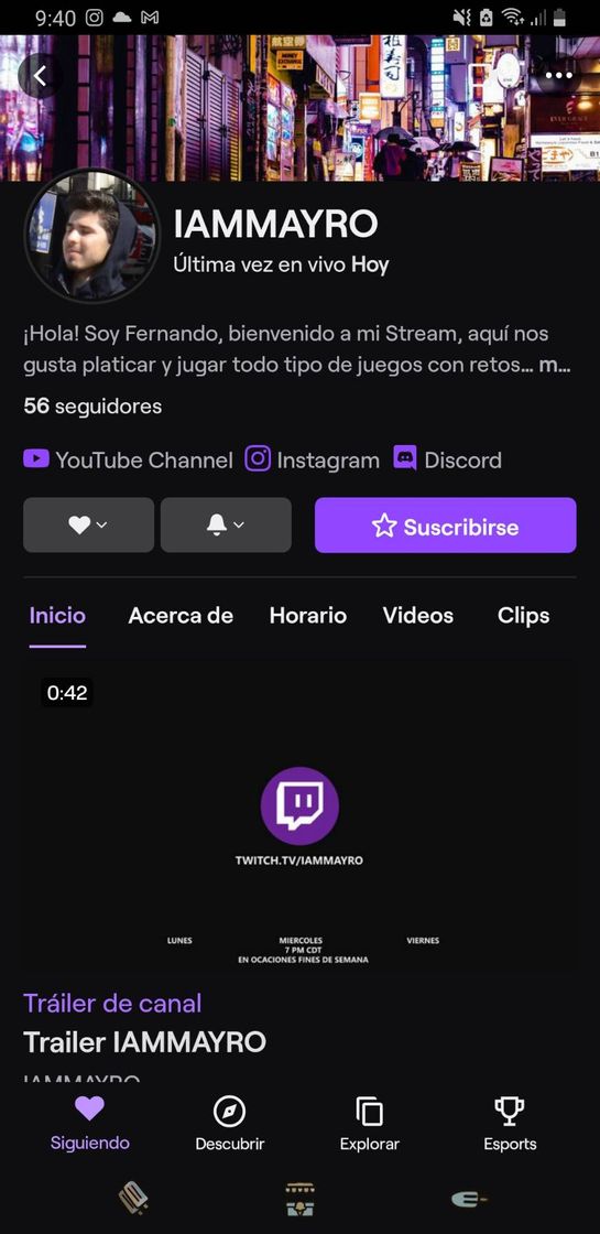 Moda Canal de Twitch 