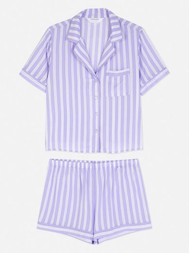 Set camisa y pantalón corto pijama Primark