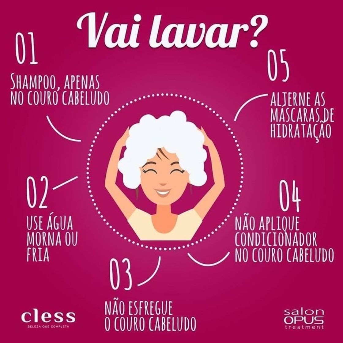 Fashion Dicas para a hora de lavar o seu cabelo! 