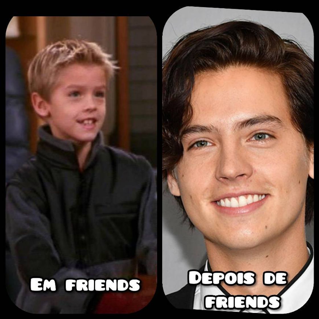 Moda Antes e depois do elenco de friends