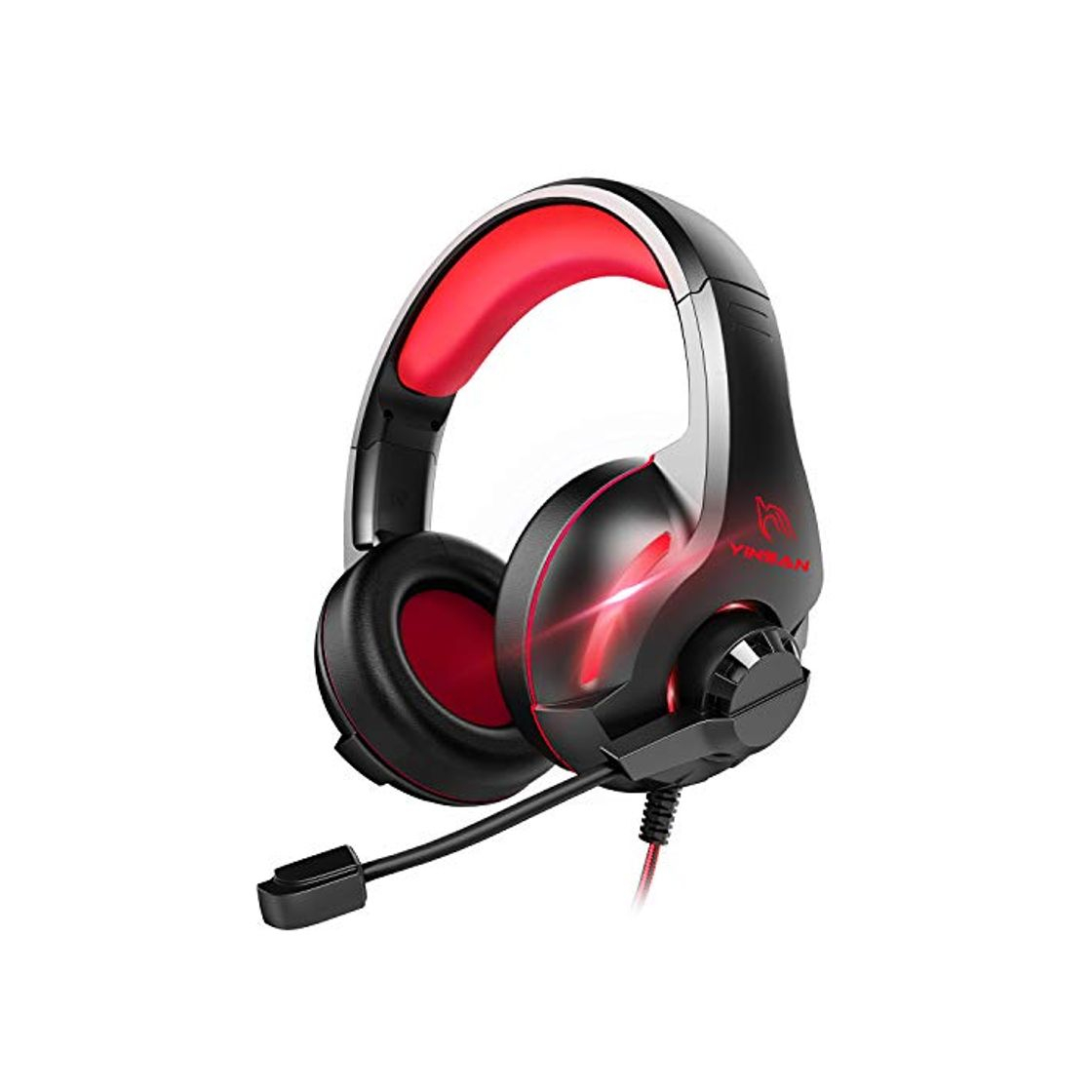 Cascos PS4, YINSAN Auriculares Gaming Estéreo da 3,5 mm Jack con Micrófono